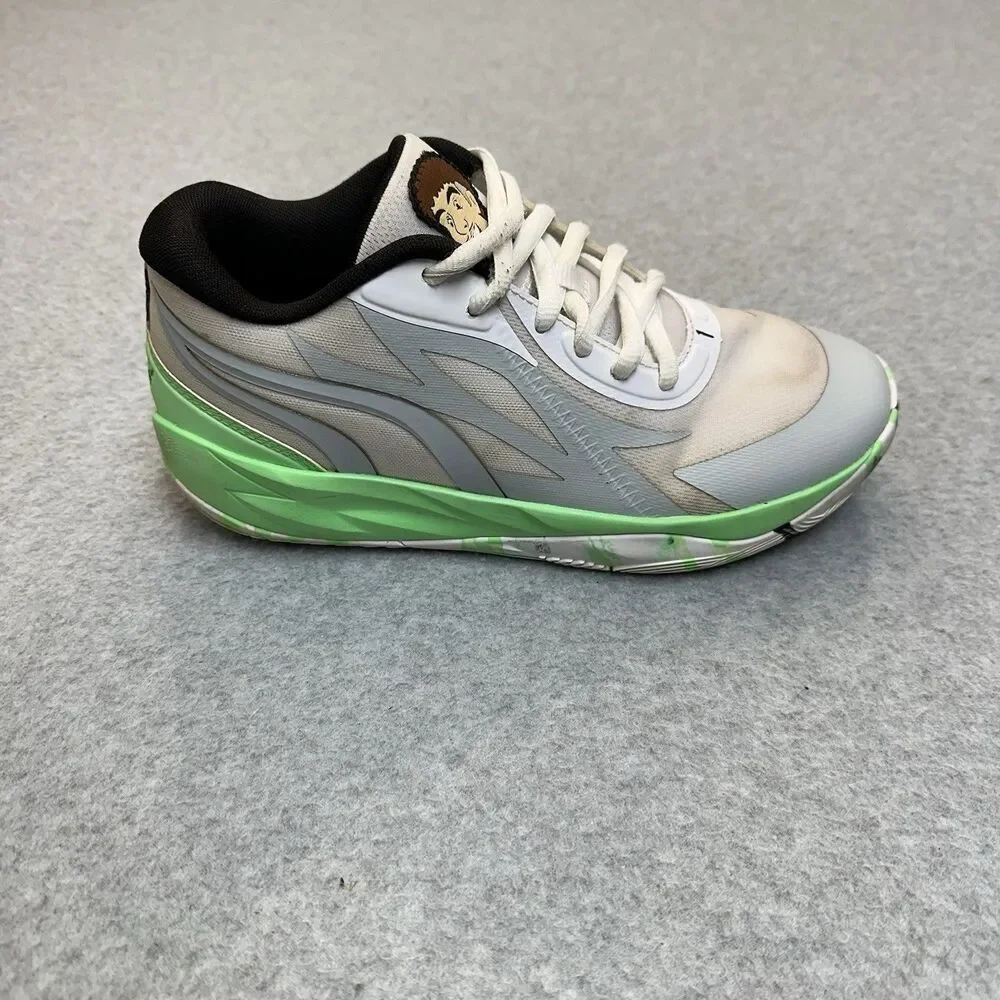Puma Lamelo Ball MB.02 Lo Lamel-O Green White 379412-01 Basketball Men’s 6.5